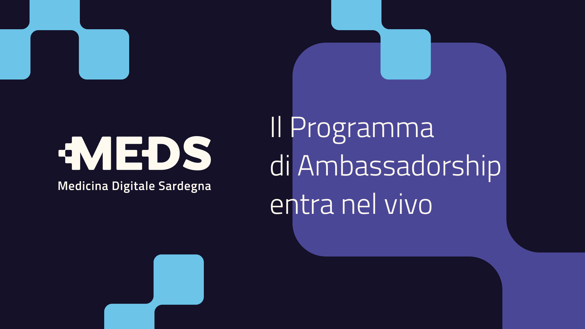 Primo incontro per gli Ambassador del progetto formativo MEDS