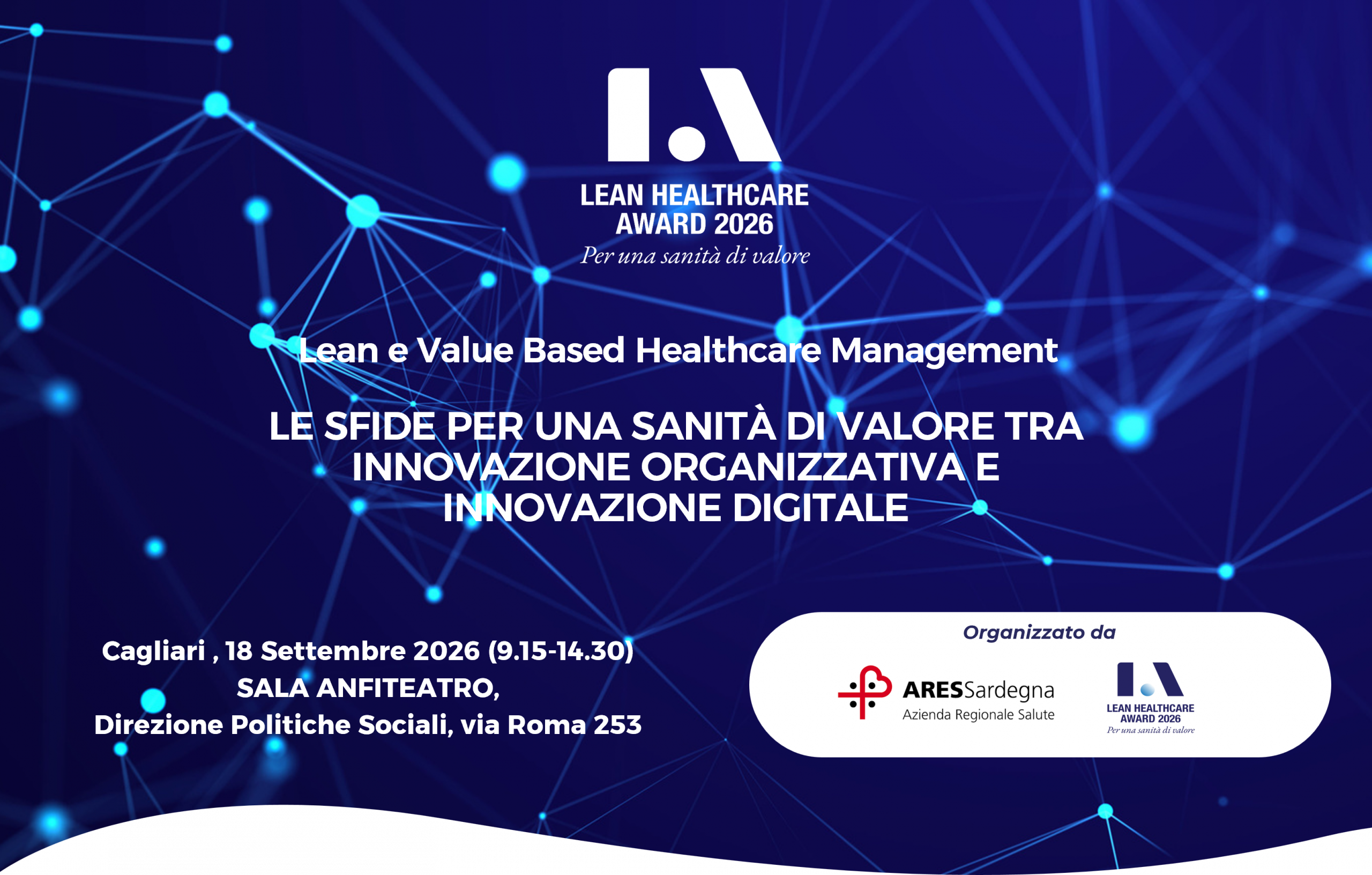 ARES Sardegna ospita il Lean Healthcare Award 2026